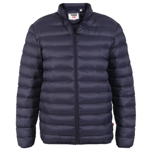D555 Rowland Lightweight Puffer Jacket Black